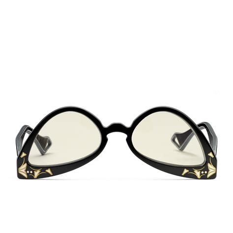 gucci glasses inverted cat eye|cat eye Gucci sunglasses women's.